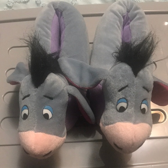 Disney Shoes - Disney Eeyore slippers size small(5/6)